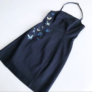 💋SALE! Express Stretch Halter Straps Cotton Denim Dress